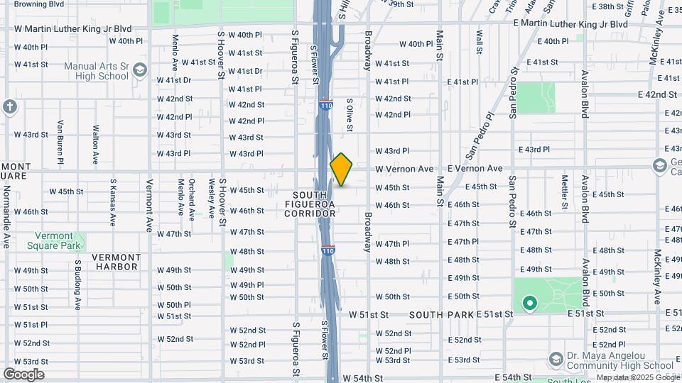 346 W 45th St Map and Location Details