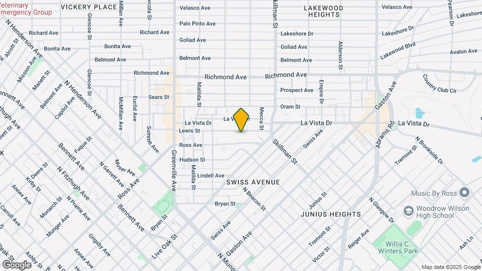 5956 Lewis St Map and Location Details