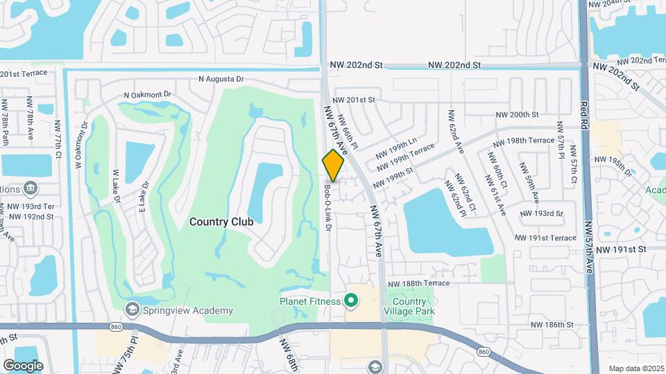 19922 NW 67th Pl Map and Location Details