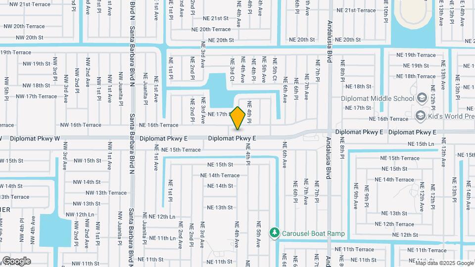 345 Diplomat Pkwy E Map and Location Details