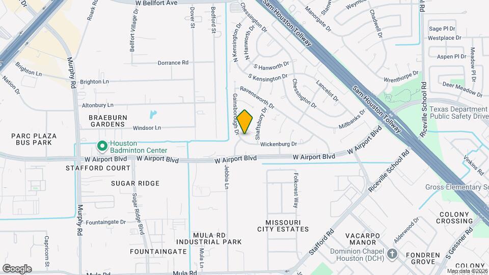 9730 Wickenburg Dr Map and Location Details