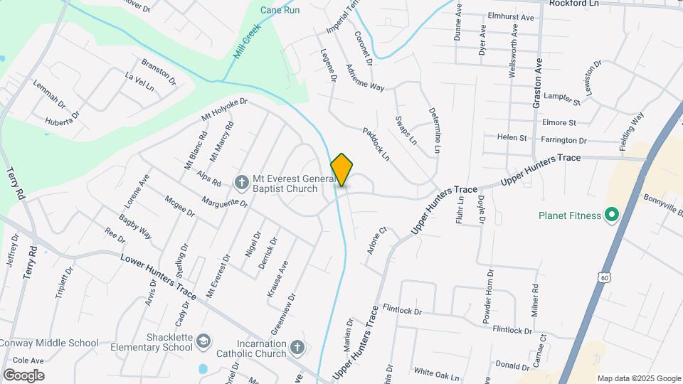 4901 Hunters Point Cir Map and Location Details