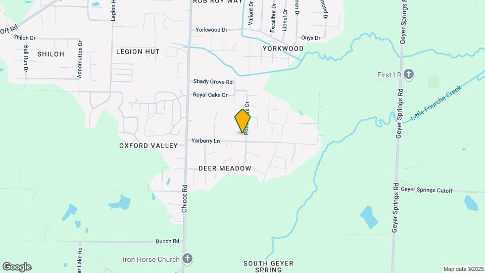 11618 Ponderosa Dr Map and Location Details