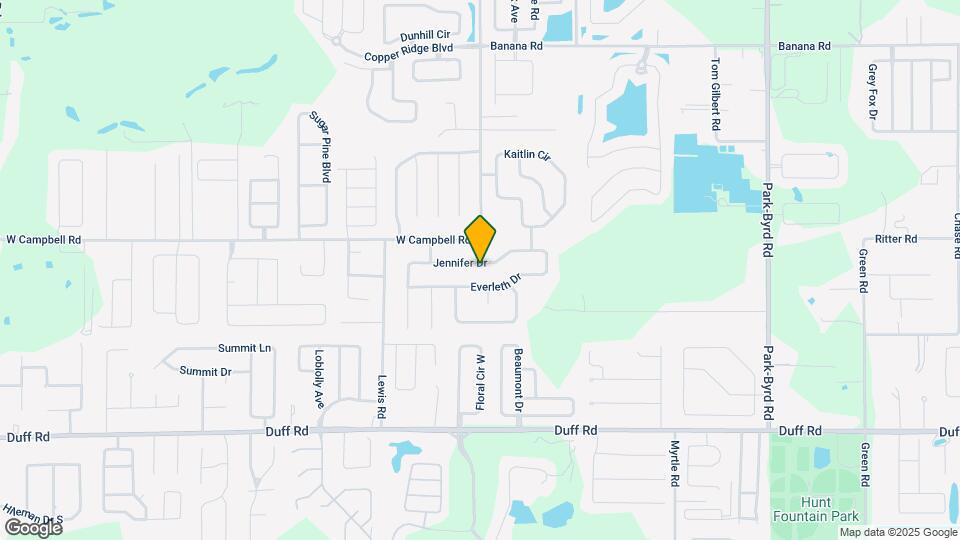 2718 Jennifer Dr Map and Location Details