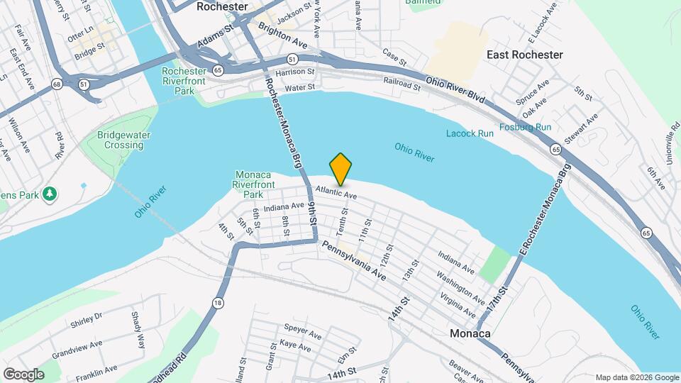 939 Atlantic Ave Map and Location Details