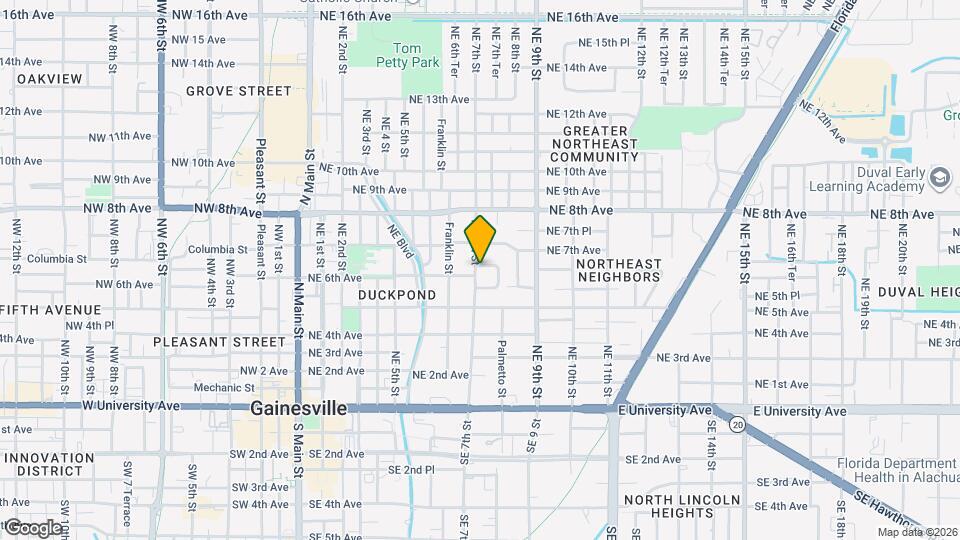 703 NE 6th Pl Mapa y Detalles de la Ubicación