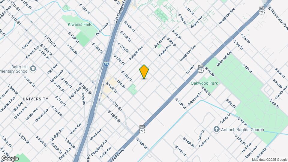 1231 Wood Ave Mapa y Detalles de la Ubicación