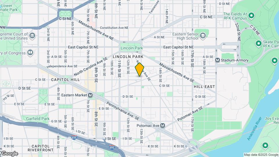 1248 C St SE Map and Location Details