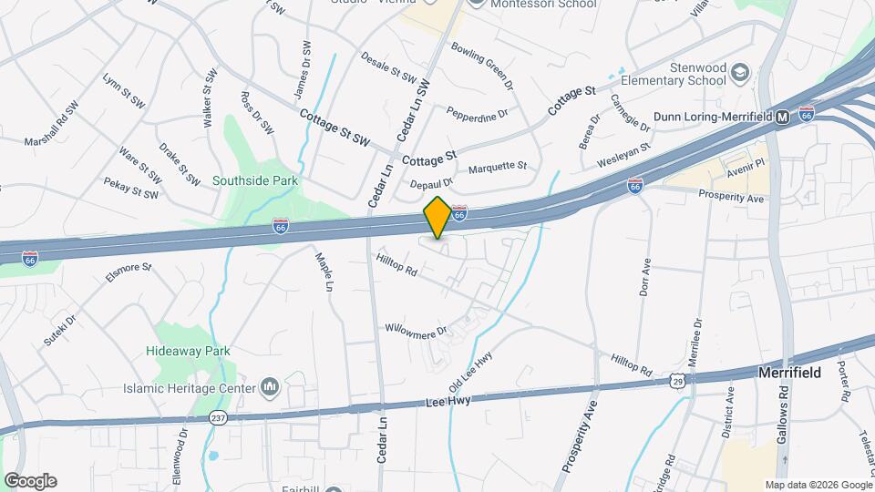 8640 Dellway Ln Map and Location Details