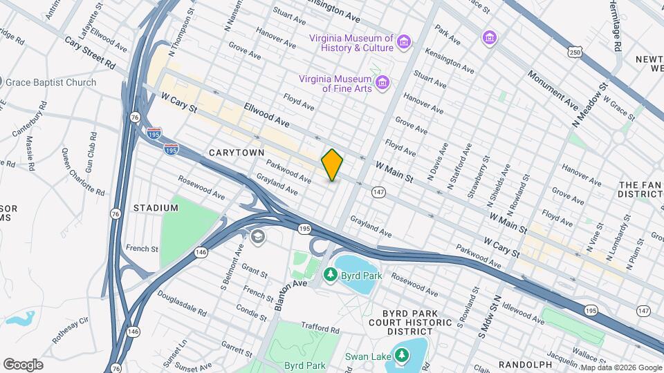 118 S Colonial Ave Map and Location Details