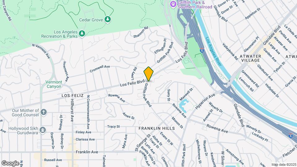 3346-3350 Griffith Park Blvd Map and Location Details