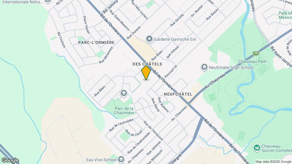 4071 Blain Rue Map and Location Details