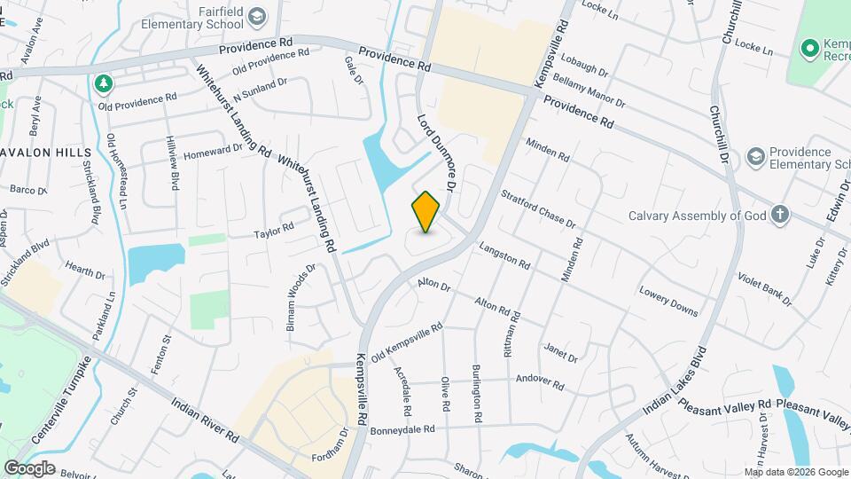 1012 Danbury Cir Map and Location Details