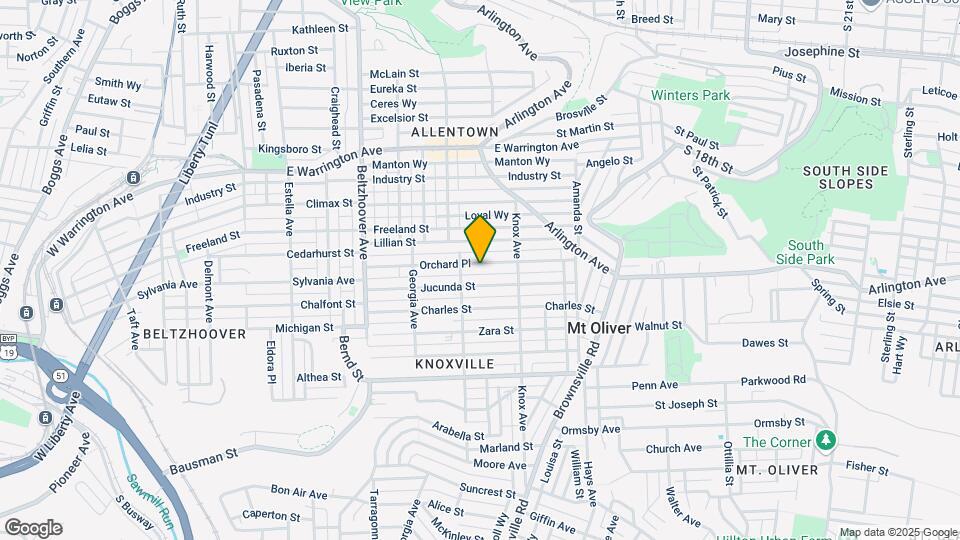 234 Orchard Pl Map and Location Details
