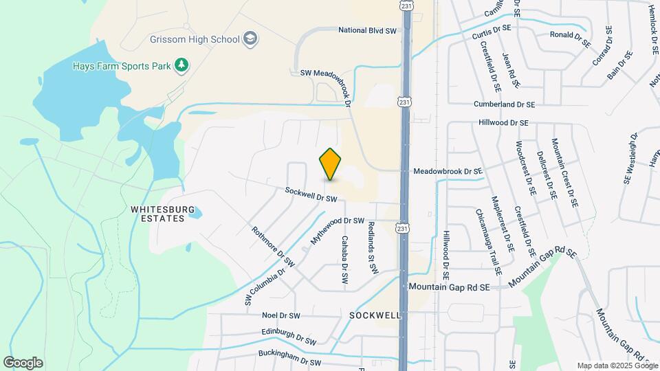 1927 Edenton Dr SW Map and Location Details