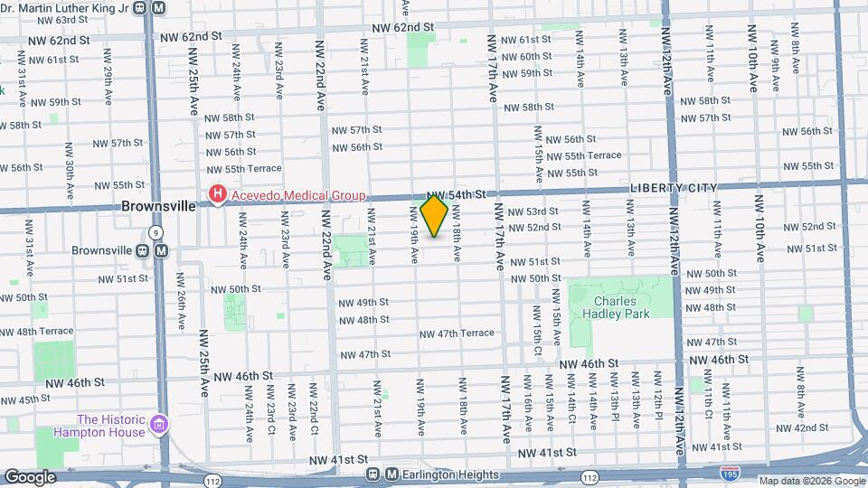 1851 NW 51st Terrace Map and Location Details