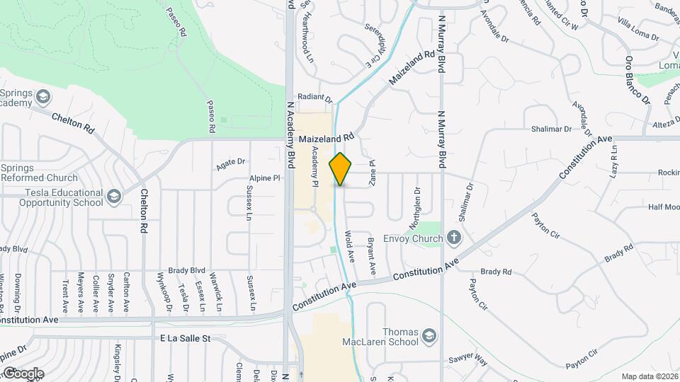 2226 Wold Ave Mapa y Detalles de la Ubicación