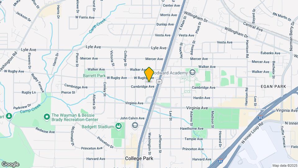 1803 Cambridge Ave Map and Location Details