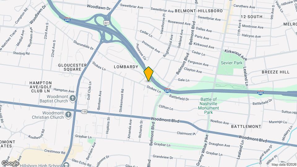 1616 Stokes Ln Map and Location Details