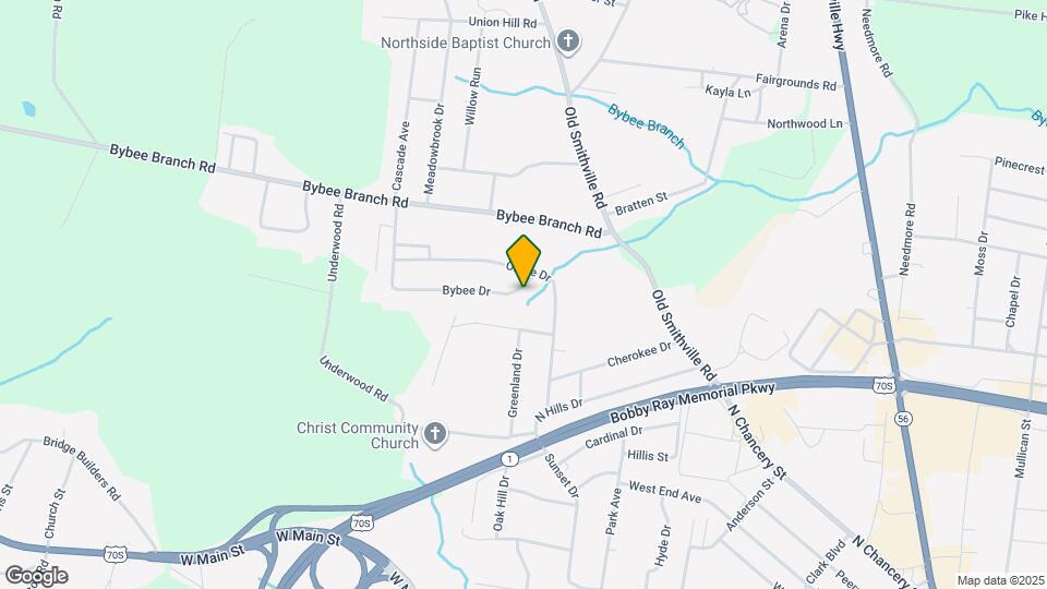 111 Bybee Dr Map and Location Details