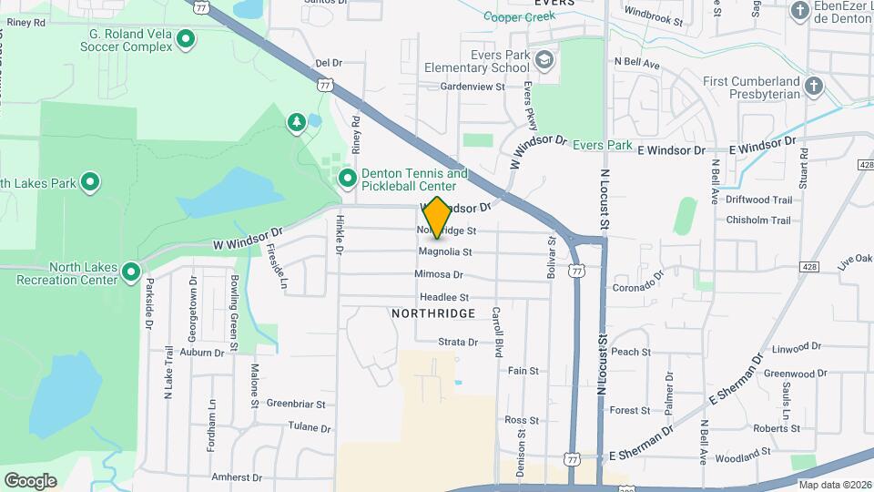 518 Magnolia St Map and Location Details