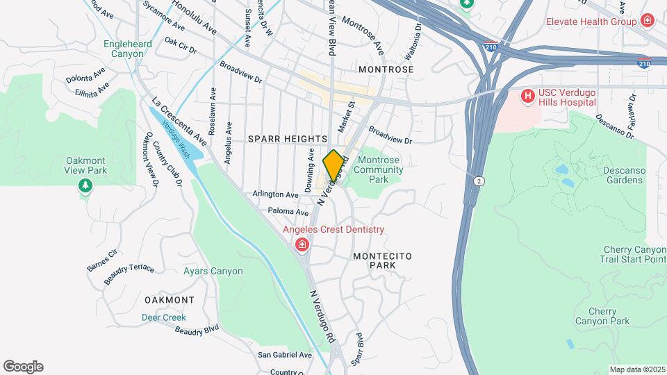 3412 N Verdugo Rd Map and Location Details