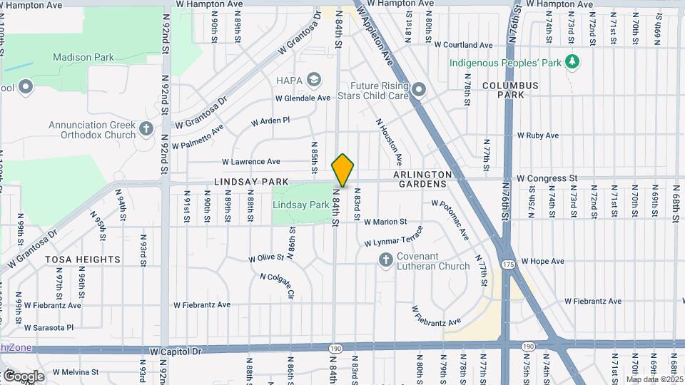 4356 N 84th St Map and Location Details