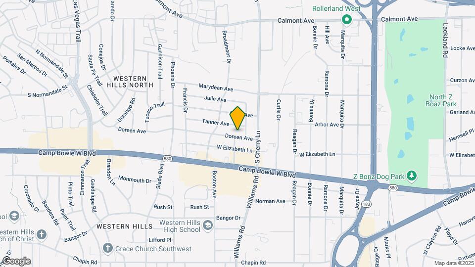 8010 Doreen Ave Map and Location Details