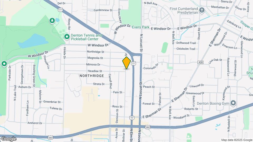 2702 Bolivar St Map and Location Details