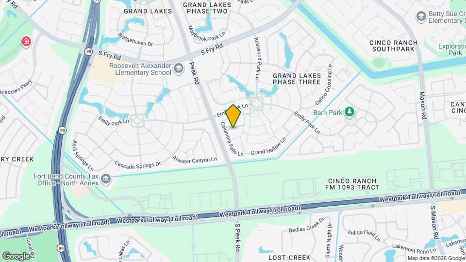 21823 Mystic Point Ct Map and Location Details