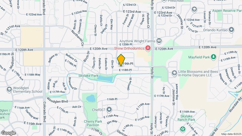5127 E 118th Pl Mapa y Detalles de la Ubicación