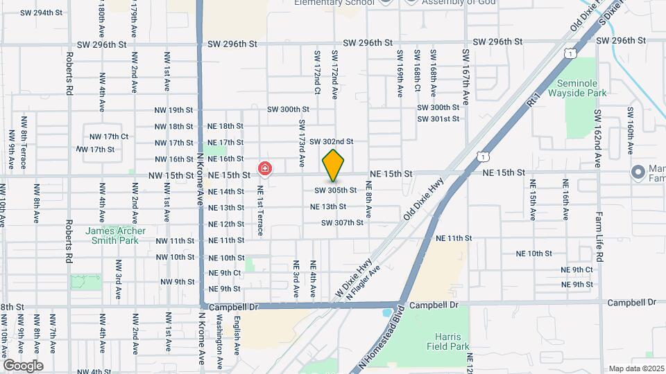 441 NE 14th St Map and Location Details