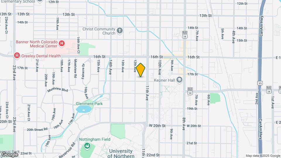 1117 18th St Map and Location Details