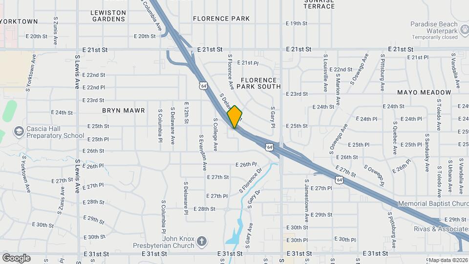 2515 S Florence Pl, Unit 10 Map and Location Details