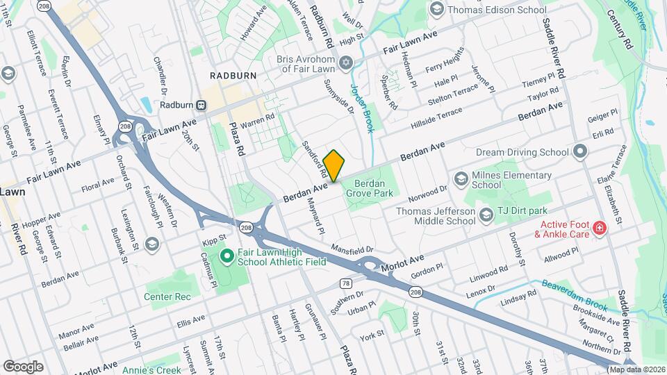 27-14 Berdan Ave Map and Location Details