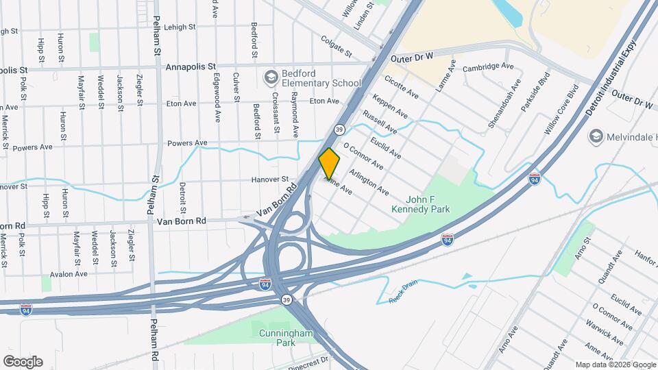 17405 Anne Ave Map and Location Details