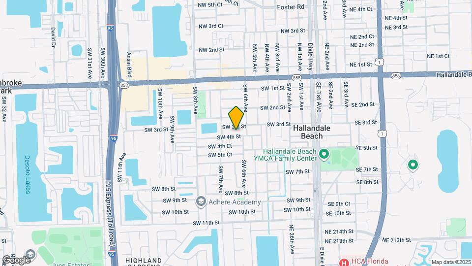 616 SW 4th St Map and Location Details