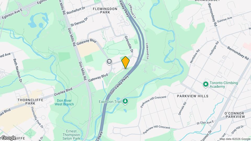 100 Leeward Glenway Map and Location Details