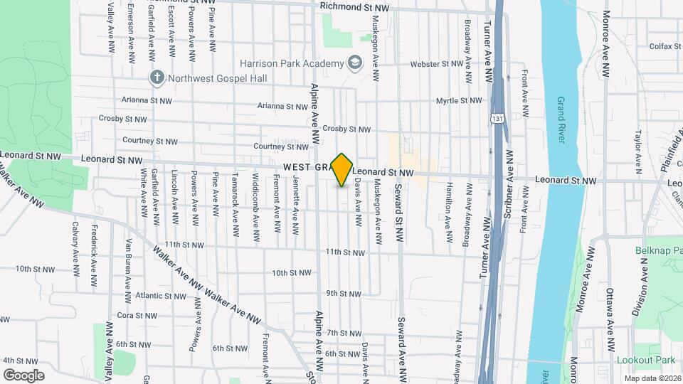 1128 Mc Reynolds Ave NW Map and Location Details