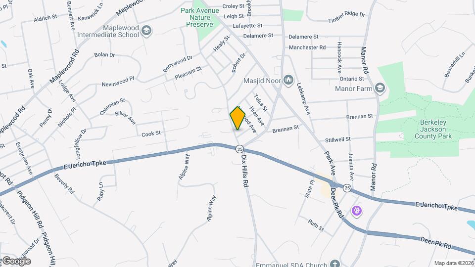 110 Dix Hills Rd Map and Location Details