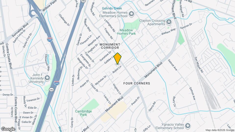 1883 Robin Ln Map and Location Details