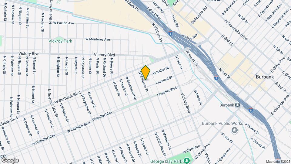 810-820 N Mariposa St Map and Location Details