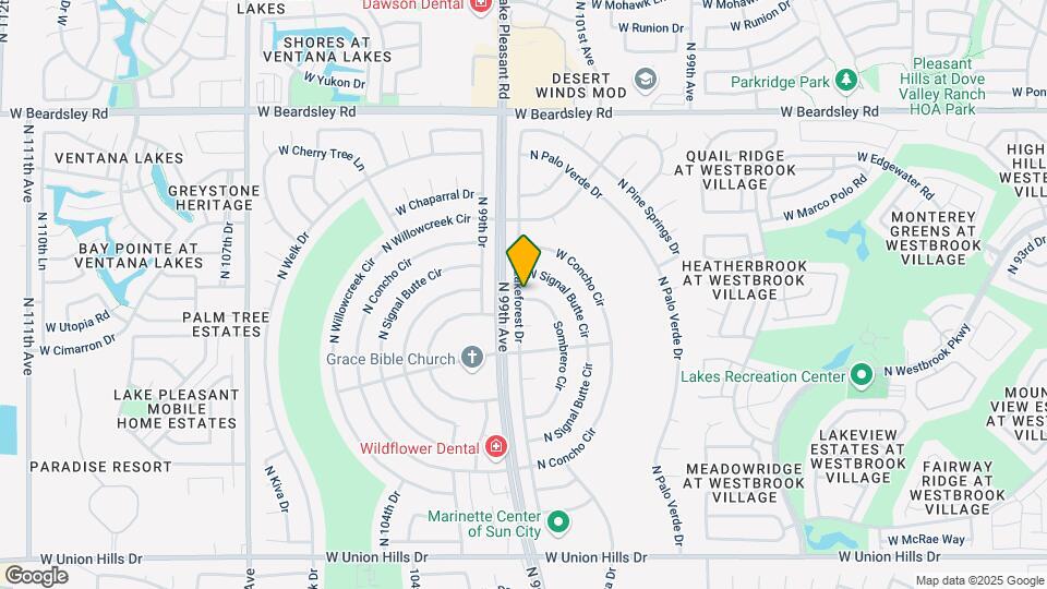 10146 N Sombrero Cir Mapa y Detalles de la Ubicación