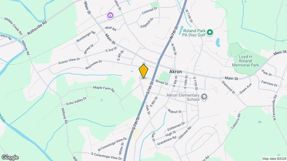 680 Broad St, Unit E Map and Location Details