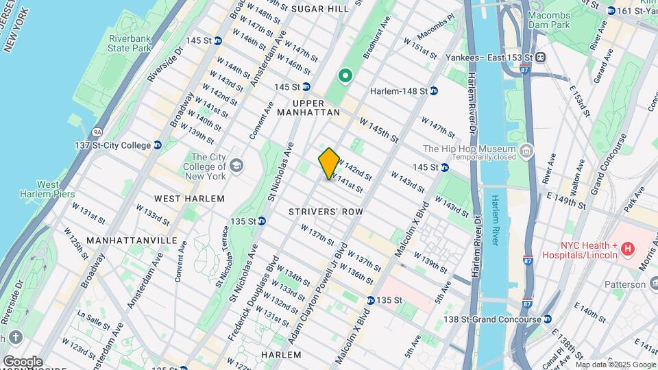 271 W 140th St Map and Location Details