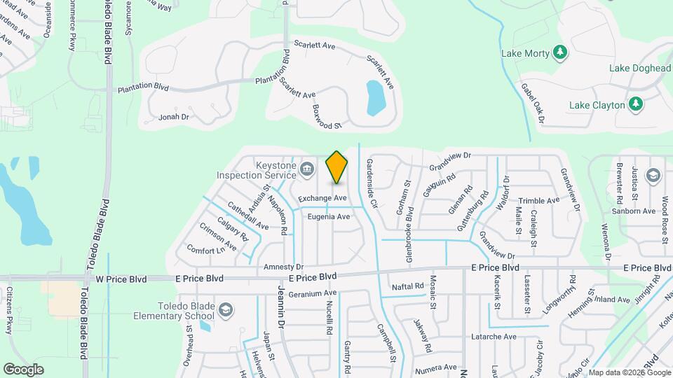 1644 Dawnview St Map and Location Details