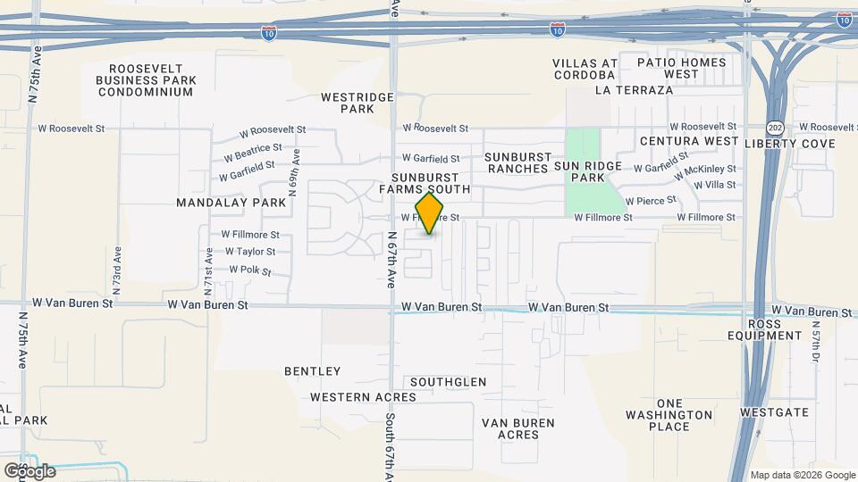 6609 W Johnson St Map and Location Details