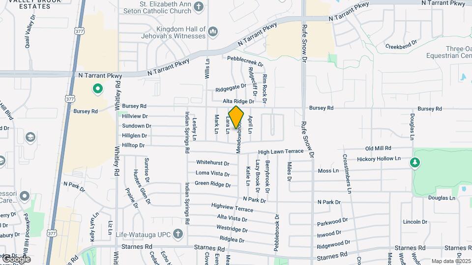 8213 Meadowbrook Dr Map and Location Details