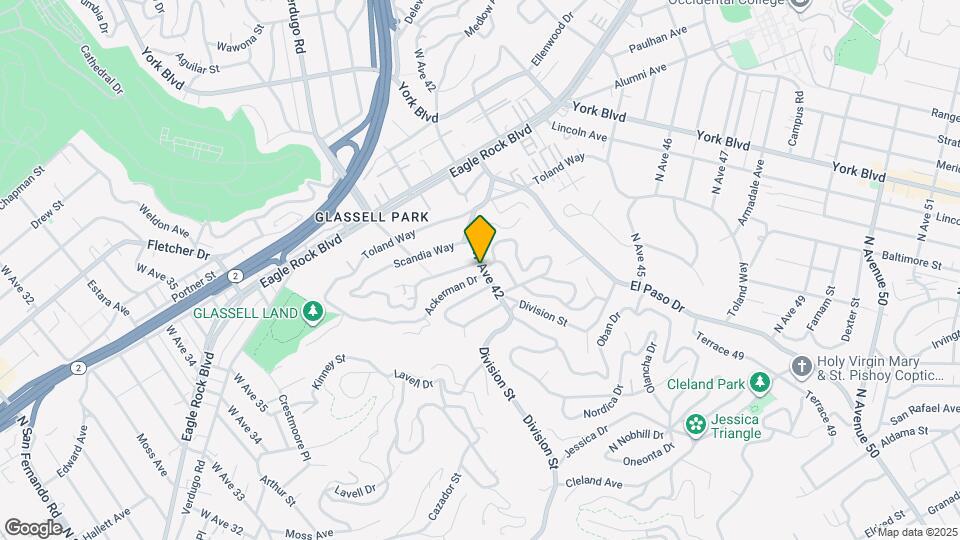 4130 Verdugo View Dr Map and Location Details