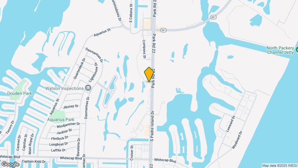 14861 S Padre Island Dr Map and Location Details